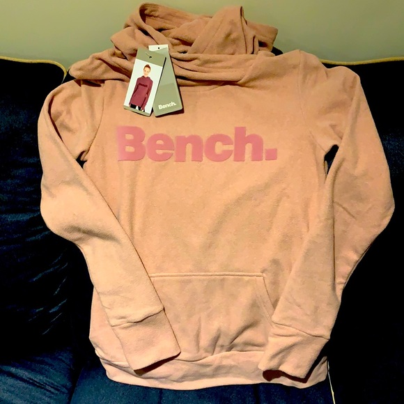 🌟HostPick🌟 BENCH Pink Fleece Hoodie NWT - size Small - Picture 3 of 7